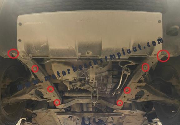 Aluminium Motor, Versnellingsbak en Radiator Beschermplaat voor Dacia Duster