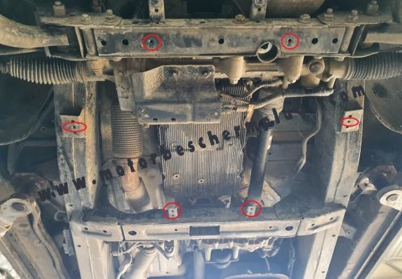 Versnellingsbak Beschermplaat voor SsangYong Rexton 