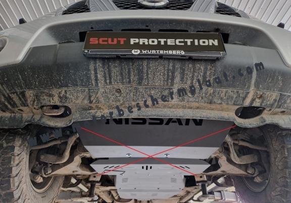 Versnellingsbak  Beschermplaat voor Nissan Navara D40