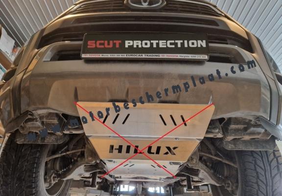 Versnellingsbak aluminium  Beschermplaat voor Toyota Hilux Revo