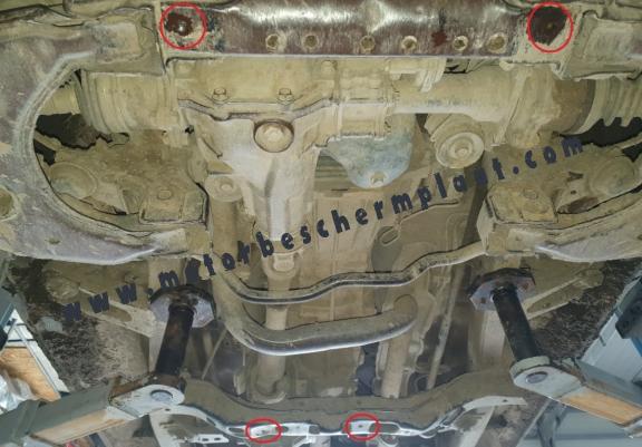 Versnellingsbak en Differentieel Beschermplaat voor Toyota Hilux