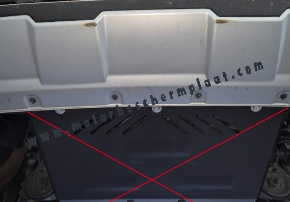 Versnellingsbak en Differentieel Beschermplaat voor Volkswagen Amarok -  V6 automat