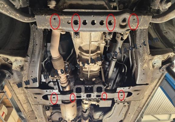 Versnellingsbak Beschermplaat voor Isuzu D-Max