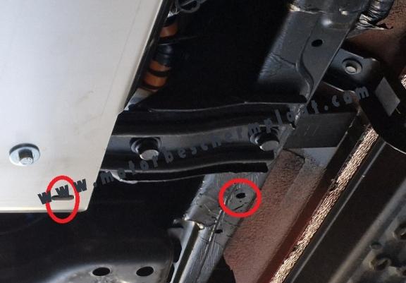 Brandstoffilter Beschermplaat voor Ford Ranger Raptor - Aluminium