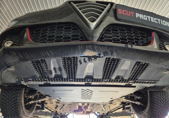 Motor, Versnellingsbak en Radiator Beschermplaat voor Alfa Romeo Giulietta