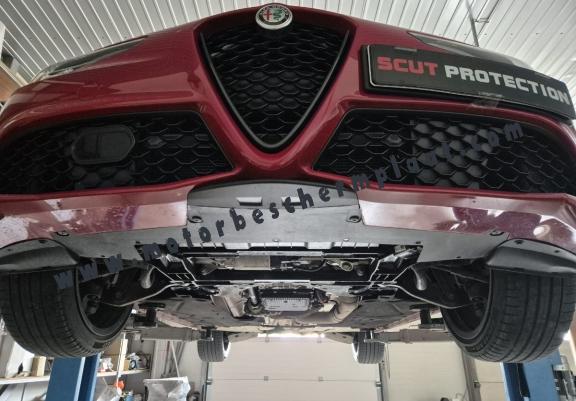 Motor, Versnellingsbak en Radiator Beschermplaat voor Alfa Romeo Giulia
