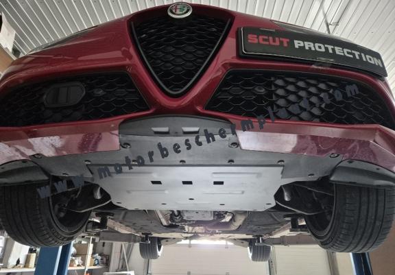 Motor, Versnellingsbak en Radiator Beschermplaat voor Alfa Romeo Giulia