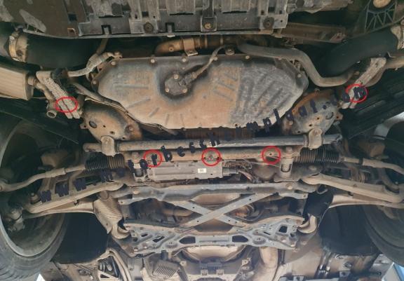 Motor Beschermplaat voor Audi A8