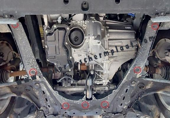 Motor en Versnellingsbak Beschermplaat voor Dacia Jogger