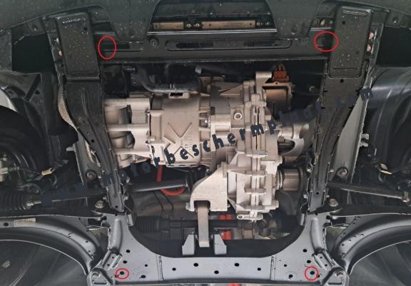 Motor en Versnellingsbak Beschermplaat voor Dacia Spring