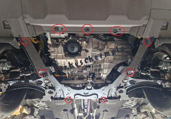 Motor en Versnellingsbak Beschermplaat voor Dacia Bigster - 4x4 + 4x2