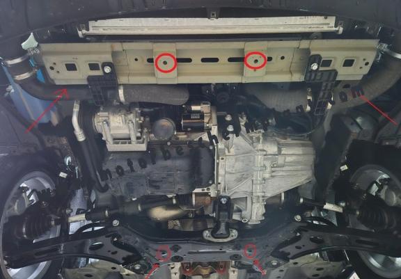 Motor Beschermplaat voor Baic Beijing X3