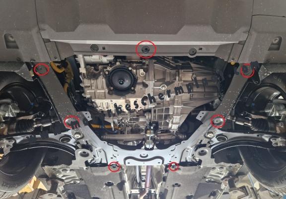 Motor, Versnellingsbak en Radiator aluminium Beschermplaat voor Dacia Bigster - 4x4 + 4x2