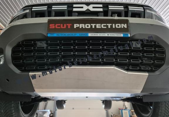 Motor, Versnellingsbak en Radiator  aluminium Beschermplaat voor Dacia Duster- 4x4