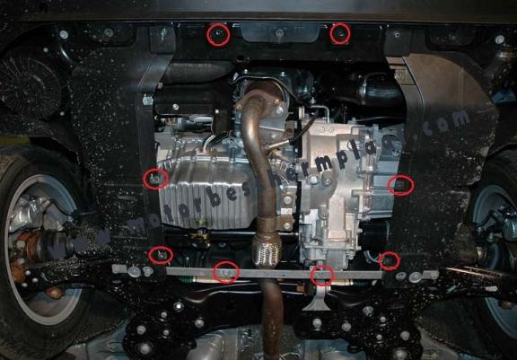 Motor en Versnellingsbak Beschermplaat voor Fiat Bravo