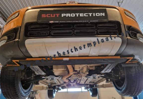 Motor, Versnellingsbak en Radiator Beschermplaat voor Fiat Panda 4x4