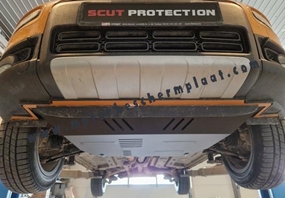 Motor, Versnellingsbak en Radiator Beschermplaat voor Fiat Panda 4x4