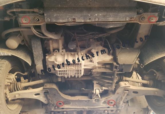 Motor, Versnellingsbak en Radiator Beschermplaat voor Ford Focus 1