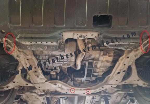 Motor, Versnellingsbak en Radiator Beschermplaat voor Honda CR-V Gen 2