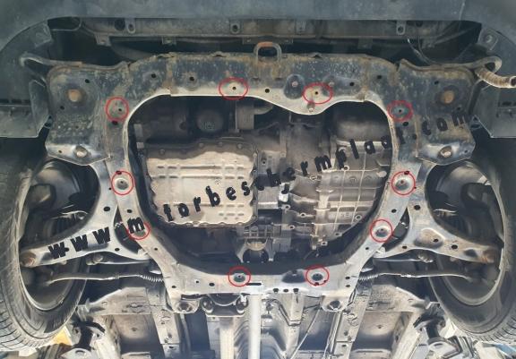 Motor en Versnellingsbak Beschermplaat voor Kia Sorento XM (Pre-facelift)