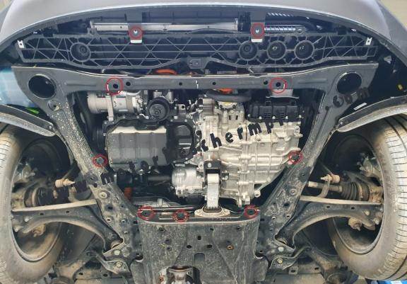 Motor, Versnellingsbak en Radiator Beschermplaat voor Hyundai Tucson