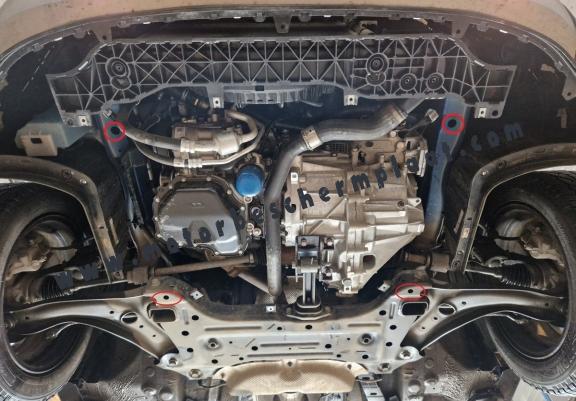 Motor, Versnellingsbak en Radiator Beschermplaat voor Hyundai i20