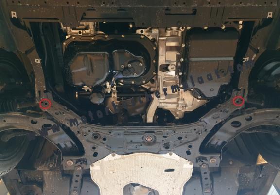 Motor, Versnellingsbak en Radiator Beschermplaat voor Mazda CX-30
