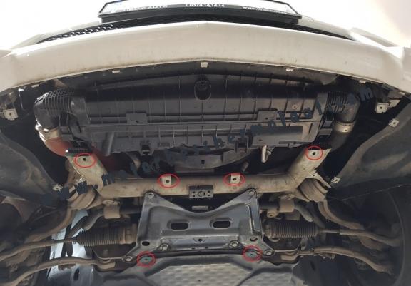 Motor en Radiator Beschermplaat voor Mercedes E-Classe W212