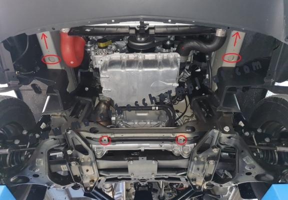 Motor  Beschermplaat voor Mercedes Sprinter 907 4x4