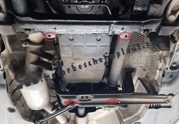 Motor, Versnellingsbak en Radiator Beschermplaat voor Mercedes ML W164