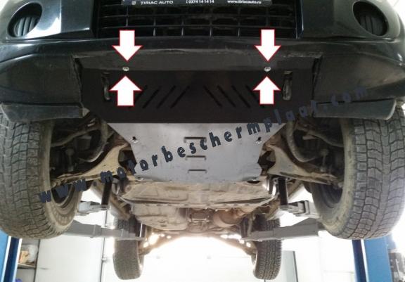 Motor en Radiator Beschermplaat voor Mitsubishi Pajero 4 (V80, V90)