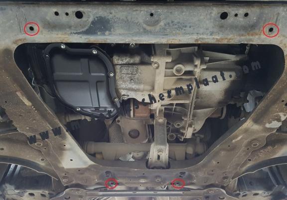 Motor, Versnellingsbak en Radiator Beschermplaat voor Nissan Juke