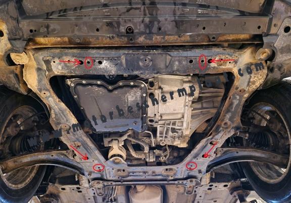 Motor, Versnellingsbak en Radiator Beschermplaat voor Renault Koleos - Vers 2.0