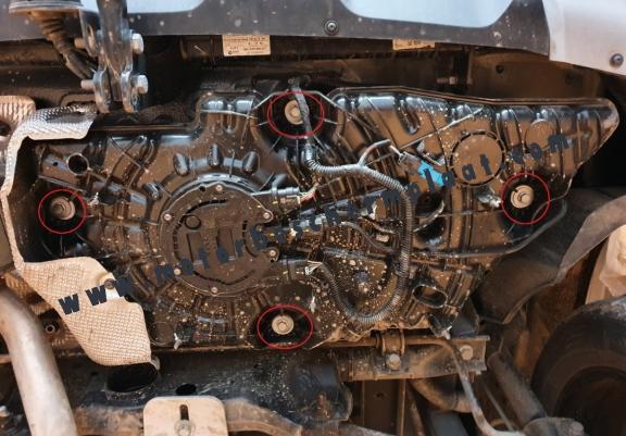 AdBlue tank Beschermplaat voor Dacia Duster