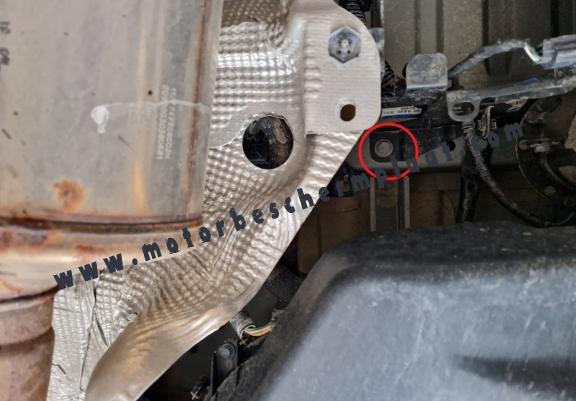 Katalysator/cat lock Beschermplaat voor Renault Master 3