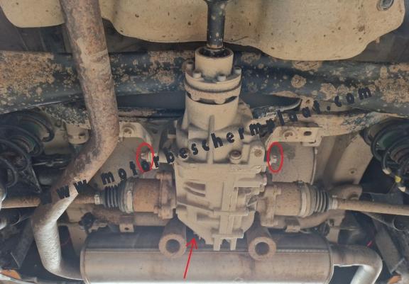 Differentieel Beschermplaat voor Fiat Panda 4x4