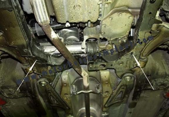 Motor, Versnellingsbak en Radiator Beschermplaat voor Opel Vectra C