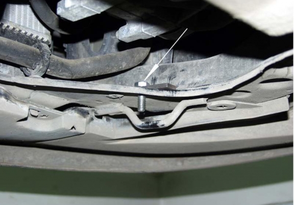 Motor en Versnellingsbak Beschermplaat voor Peugeot 607