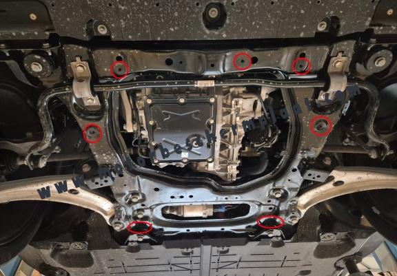 Motor en Versnellingsbak Beschermplaat voor Renault Megane E-Tech