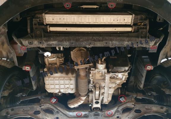 Motor en Radiator Beschermplaat voor SsangYong Korando