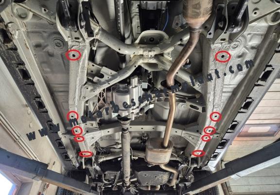 Overdracht geval Beschermplaat voor Suzuki Jimny - 5-deurs model