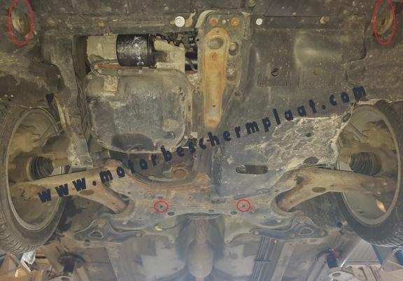 Motor, Versnellingsbak en Radiator Beschermplaat voor Toyota Avensis