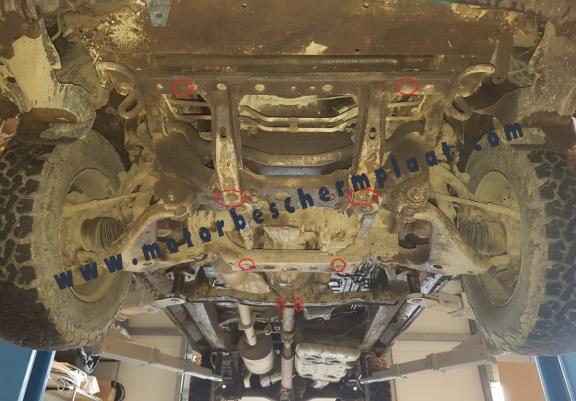 Motor en Radiator Beschermplaat voor Toyota Hilux