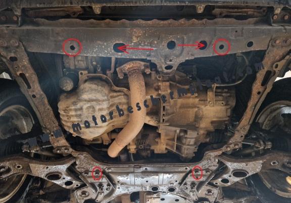 Motor, Versnellingsbak en Radiator Beschermplaat voor Toyota RAV 4
