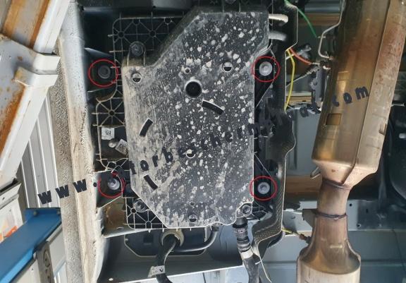 AdBlue tank Beschermplaat voor  Renault Master 3  - Model 2