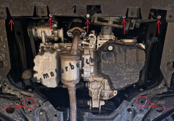 Motor en Versnellingsbak Beschermplaat voor Toyota Aygo X