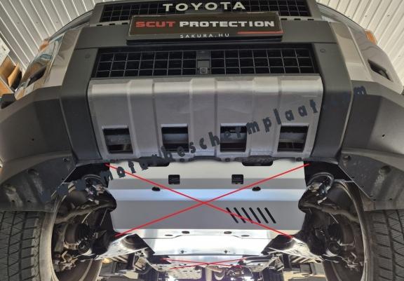 Motor Beschermplaat voor Toyota Land Cruiser 250 - Aluminium 