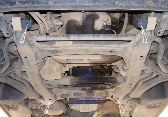 Motor Beschermplaat voor Porsche Cayenne