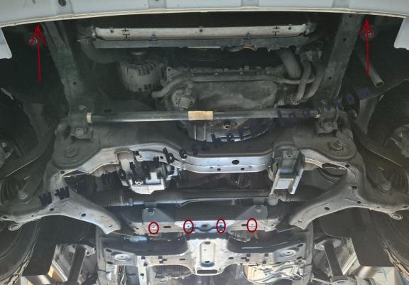 Motor Beschermplaat voor Volkswagen Amarok