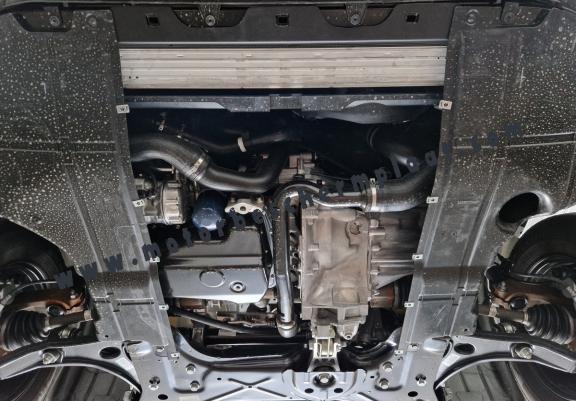 Aluminium Motor, Versnellingsbak en Radiator Beschermplaat voor Citroen Jumper